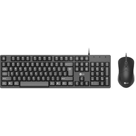 Resim Lenovo Lecoo Cm101 Usb Kablolu Q Klavye Mouse Set Siyah 