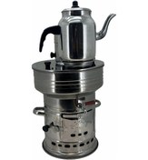 Resim Paslanmaz 304 Çelik 7 L Demlikli Semaver 