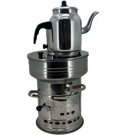 Resim Paslanmaz 304 Çelik 7 L Demlikli Semaver 