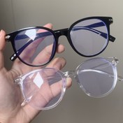 Resim Erkek ve Kadınlar için 2'li Minimalist Yuvarlak Şeffaf Mercek Gözlük - Tam Çerçeveli PC Çerçeve ve Mercek, Dayanıklı Plastik Mafsallar - Moda Gözlükleri İş, Çalışma ve Günlük Giyim için 