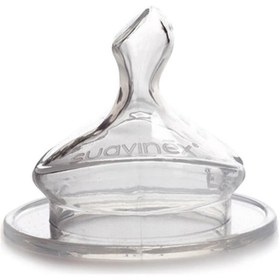 Resim Suavinex Geniş Ağız Silikon Ortodontik Biberon Emziği - Hızlı 6Ay+ 