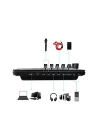 Resim Midex Cxn-30 Paket-11 Vs11 Ses Kartlı Condenser Mikrofon Stand Kulaklık Seti 