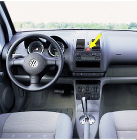 Resim VW Lupo 1999-2006 Dörtlü Flaşör Düğmesi İkaz Tuşu 6N0953235C 