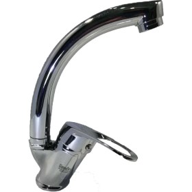 Resim Guadro Banyo Lavabo Musluk Batrayası Deniz Krom Serisi 