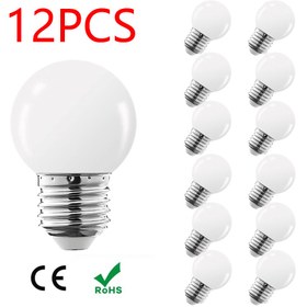 Resim 12 Adet LED Ampul E27 2W AC220V Mutfak, Ofis ve Oda Dekoru için LED Ampul Lamba 