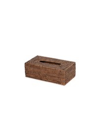 Resim Basket Mendil Kutusu, Tezgah Üstü - Kahve Kahve 