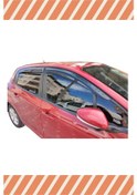 Resim Peugeot 208 Tüm Modellerine Özel 4'lü Mügen Tip Cam Rüzgarlığı 
