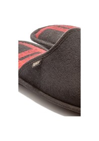 Resim Twigy Ekose Erkek Ev Terliği Siyah Kırmızı-2 41/46 Siyah 