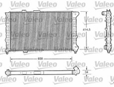 Resim RADYATÖR ALFA 166 2.0I T.SPARK 16V 98 07 