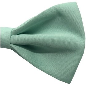 Resim Su Yeşili / Mat Dupont Dokuma Papyon - Mendilli (No.84) Su Yeşili 