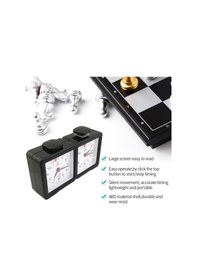 Resim Novahub Satranç Saati Pq9905 Model, Taşınabilir, Hafif, 1xaa Pil Dahil Değildir 