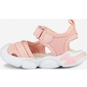 Resim Vicco Soft 332.e26y.171 Kız Çocuk Işıklı Sandalet Pudra 19-21 Beyaz 
