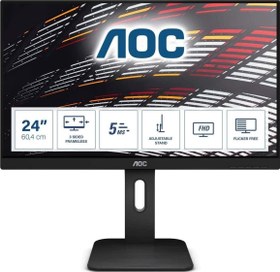 Resim 23.8'' IPS 24P15MS 60HZ HDMI-DP-DVI KURUMSAL MONİTÖR AOC