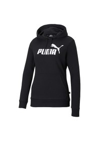 Resim Puma Ess Logo Hoodie Tr Kadın Siyah Sweatshirt - 58679101 Siyah 
