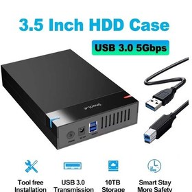 Resim 3.5 Inç Ssd Hdd Kutusu Harici Sabit Disk Muhafazası Sata Ssd Hdd 
