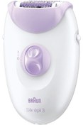 Resim STOREMAX Braun 3170 Silk-Epil 3 Kablolu Kuru Kullanım Epilatör, Beyaz 1178367 