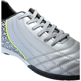 Resim Slazenger HINO HS Çocuk Halı Saha Gri / Siyah Futbol Ayakkabısı 