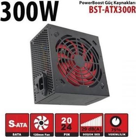 Resim POWERBOOST 300W BST-ATX300R 12CM FANLI POWER SUPPLY 