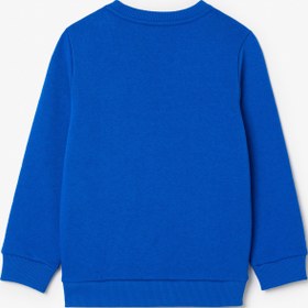 Resim Lacoste Çocuk Baskılı Mavi Sweatshirt 