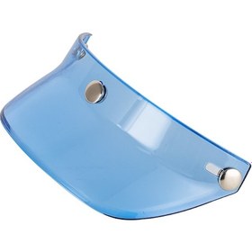 Resim Ranyeek Motosiklet Kask Üstü Gözlük - Rezin Malzeme, Güneş Gözden Koruyucu, Küçük Küpük Yarı Kask Üstü, Mavi Renk 