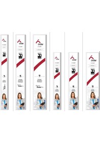 Resim Önder Sunum Klasörü 4 Halkalı 70 Mm A3 Yatay Beyaz 2025-5 
