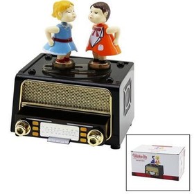 Resim MÜZİKLİDEKORATİFNOSTALJİK RADYO - DANS EDEN ÇOCUKLAR - TAKI KUTUSU (5250) 