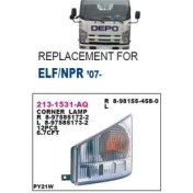 Resim DEPO-213-1531R-AQ - Sınyal Lambası On Sag-(Duylu)-(Isuzu: Npr 07> ) 