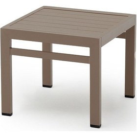 Resim Erinöz Asos Alüminyum Fileli Şezlong - Cappuccino Cappuccino 