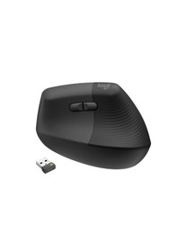 Resim Logitech Lift Vertical Ergonomik Kurumsal Mouse- Siyah - 
