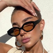 Resim 1 Çift Kadın Retro Oval Siyah Moda Gözlük - Tatil, Günlük Kıyafetler ve Aktiviteler İçin Şık Koruma, Dayanıklı Gözlük 