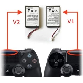 Resim DNR Bilişim Playstation 4 Sony Pil 4.5mm V1 Geniş Soket Ps4 V1 Slim /pro Battery V1 3.7V. 2000 Mah Polimer Pil 