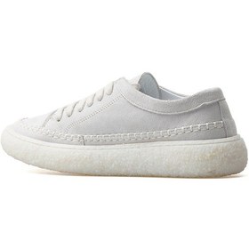 Resim Mammamia Kadın Hakiki Deri Sneaker Ayakkabı 25y D25ya-240 Z Beyaz Süet Beyaz Süet Beyaz 