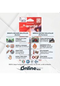 Resim Bmw F 750 Gs 18-24 Ön Fren Balatası Brenta Sintermetal Brt003 