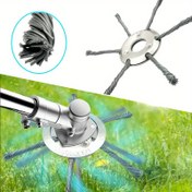 Resim 8 İnç Ağır Hizmet Tipi Çelik Tel Kesme Başlığı - Azaltılmış İp Dolaşması ile Geliştirilmiş Metal Yabani Otlar Makası Bıçağı, Manuel Çim Biçme ve Ot Temizleme Aletlerine Uygun 