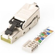 Resim Digitus Zırhlı Saha Tipi (Dış Ortam) RJ45 Konnektör 10Gb 