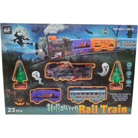Resim Prestij 4299-68 Pilli Kutulu Raylı Tren Seti Halloween 