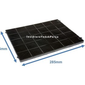 Resim Grundig Gdk 5461 Xb T Davlumbaz İçin Karbon Filtre 90 Cm. 