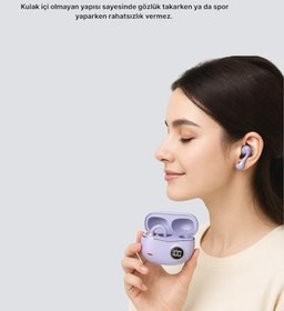 Resim Kulak Arkası Klipsli Bluetooth Kulaklık YXG10 Silikon Malzemeli Ergonomik 