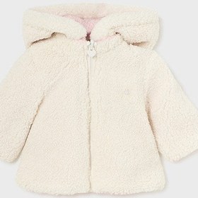Resim Mayoral Kışlık Kız Bebek Çift Taraflı Kapşonlu Mont Ceket Pembe - Pembe / 12 Ay 