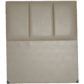 Resim BENGİ TİCARET Başlık 14305 Alc 90 lık Suni Deri Krem Dilimli Tek Kişilik Başlık 