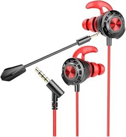 Resim Qedii Rampage Rm-k36 Proud 3,5mm Gaming Kırmızı Kulak Içi Mikrofonlu Kulaklık, Standart 