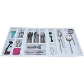 Resim Mutfak, Modüler Kaşıklık Seti, Beyaz, 84 x 48 cm (Enden-Boydan 3,5 cm Kesilebilir) 