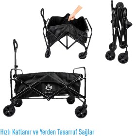 Resim Sevenmoose Seven Moose Katlanır Taşıma Arabası 