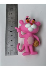 Resim Esey Dizayn Pembe Panter Araba Dikiz Ayna Süsü - Vantuzlu Cam Süsü 