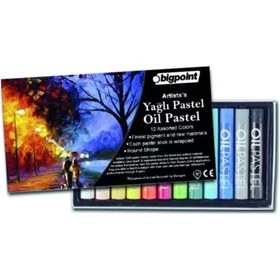 Resim Artists's Yağlı Oil Pastel Boya 12 Renk Çok Renkli 