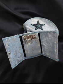 Resim kokospunchstore Deri Cüzdan Bebe Mavisi 
