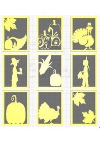 Resim Opencart Değiştirilebilir Fener İçin Şükran Günü Panelleri Sadece Plastik Aparattır 