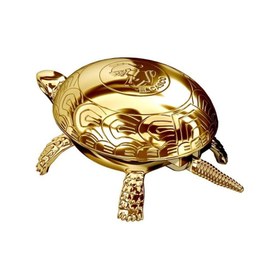 Resim Kaplumbağa Şans Zili - Gold 