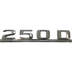 Resim Mercedes Uyumlu Yazı 250 D Çubuklu 