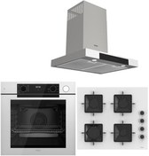 Resim Ferre STEAM PLUS SERİSİ 3LÜ CAM ANKASTRE SET (QEP64CB-SS206-D101) 